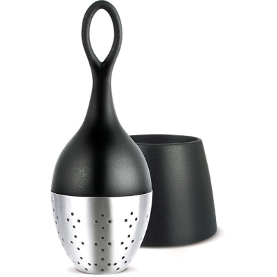 Zaparzacz do herbaty AdHoc Floatea czarna A-TE01