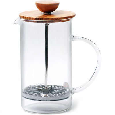 Zaparzacz do herbaty Hario Tea Press Wood 4 filiżanki THW-4-OV