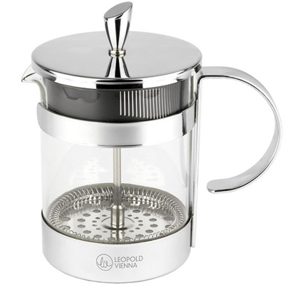 Zaparzacz do kawy i herbaty duży 0,6 Litra French Press Luxe Leopold Vienna LV01536