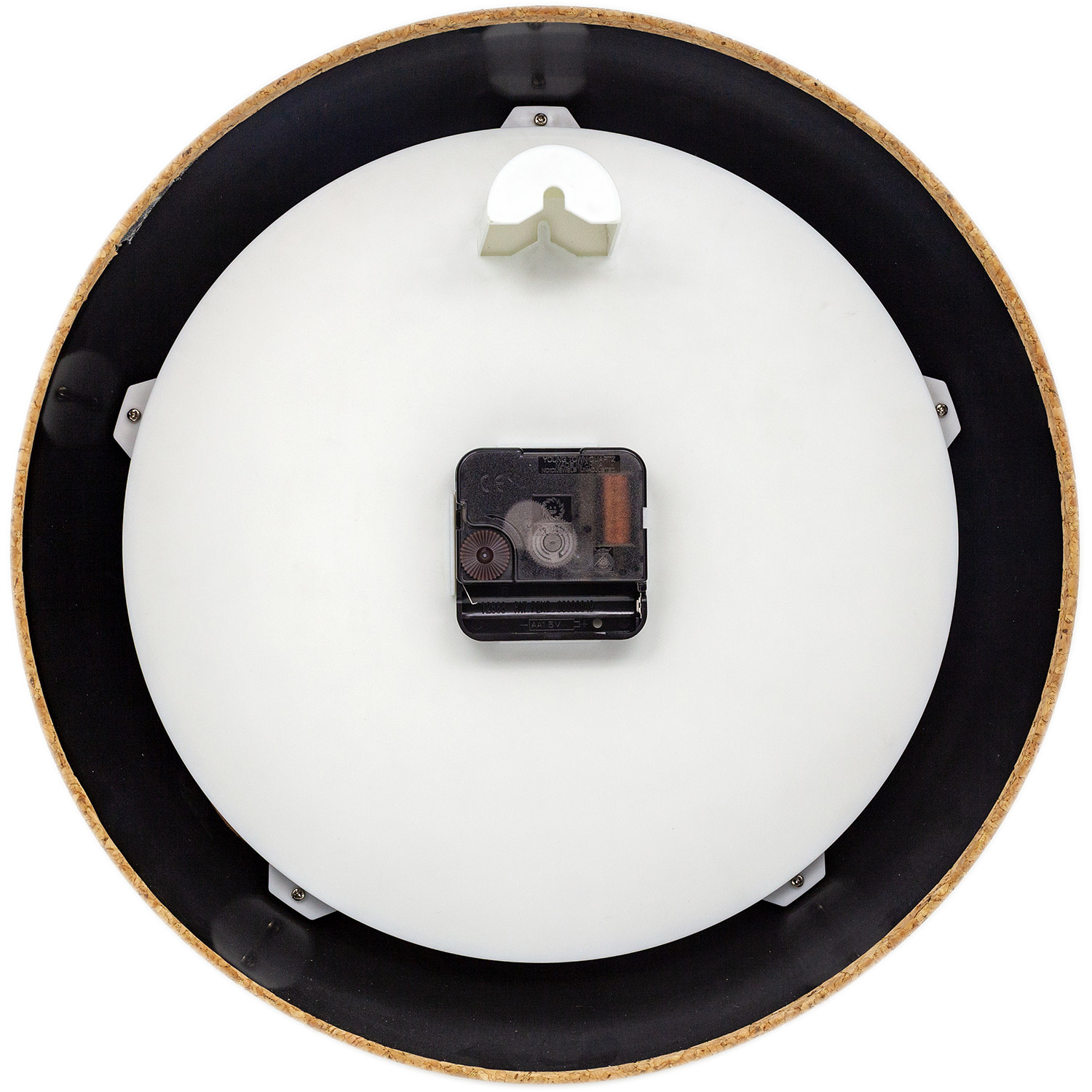 zdjęcie zegara od tyłu - jak zamontować zegar na ścianie