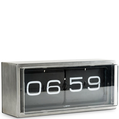 Zegar Brick Leff Amsterdam czarny LT15101