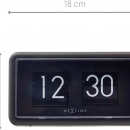 Zegar klapkowy stojący Small Flip Nextime czarny 5228 ZW