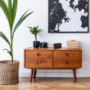 Zegar klapkowy stojący Small Flip Nextime pomarańczowy 5228 OR