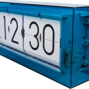 Zegar klapkowy / stołowy Big Flip Clear Nextime niebieski 5209 BL