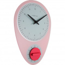 Zegar kuchenny z minutnikiem Nextime Hans różowy 3097 RZ