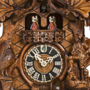 Zegar myśliwski z kukułką i tancerzami 8-dniowy Hones 58 cm HS-8687/5T