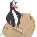 Zegar na prezent dla dziecka z grawerem Pingwin CalleaDesign 57-10-12