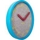 Zegar na ścianę Calmer Nextime niebieski, szary 3203