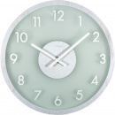 Zegar na ścianę Frosted Wood Nextime biały 3205 WI