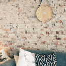 Zegar na ścianę wiszący na taśmie Loop Big Nextime czarny 3234 ZW