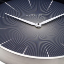 Zegar ścienny 2 Seconds, czarny cyferblat Nextime 40 cm 3511 ZW