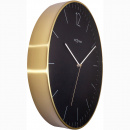 Zegar ścienny 40 cm. Essential Gold XXL Nextime złoto-czarny 3258 ZW