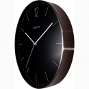 Zegar ścienny 40 cm. Essential Graphite XXL Nextime czarno-szary 3258 GS