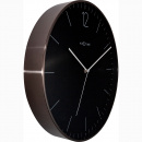 Zegar ścienny 40 cm. Essential Graphite XXL Nextime czarno-szary 3258 GS