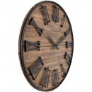 Zegar ścienny 50 cm Manchester drewniany Nextime cyfry rzymskie 3278 BR