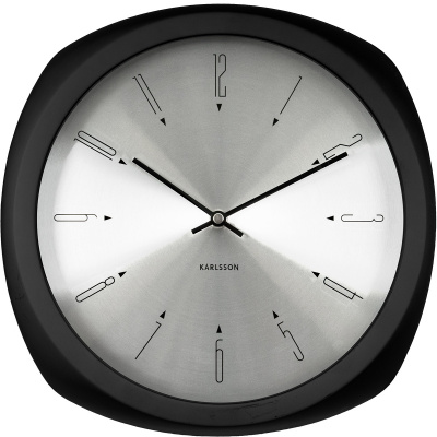 Zegar ścienny Aesthetic Karlsson czarny KA5626BK