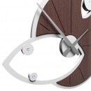 Zegar ścienny Andromeda Swarovski CalleaDesign zebrano 10-128-87