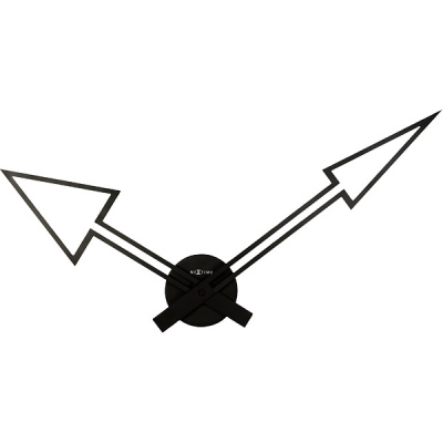 Zegar ścienny Arrow Nextime czarny 2888zw