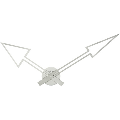 Zegar ścienny Arrow Nextime srebrny 2888 ZI