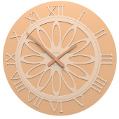 Zegar ścienny Athena CalleaDesign jasnobrzoskwiniowy 10-202-22