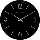 Zegar ścienny Basic Dome Nextime 35 cm, czarny 3157 ZW