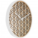 Zegar ścienny Bella Mirror Nextime biały 3194 WI