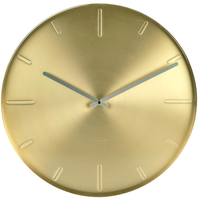 Zegar ścienny Belt Karlsson mosiądz KA5594GDoff