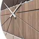 Zegar ścienny Benjamin CalleaDesign zebrano 10-214-87