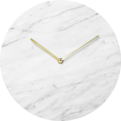 Zegar ścienny biały marmur Norm Menu 8200639