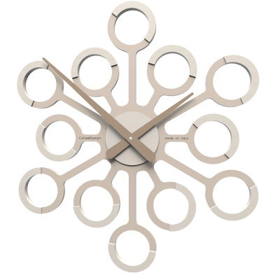 Zegar ścienny Big Bang CalleaDesign piaskowy 10-107-12