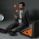 Zegar ścienny Bold55 Leff Amsterdam stalowy LT20025