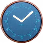 Zegar ścienny Calmest Nextime niebieski 3200