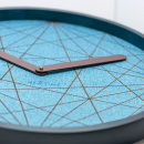 Zegar ścienny Calmest Nextime turkusowy 3199