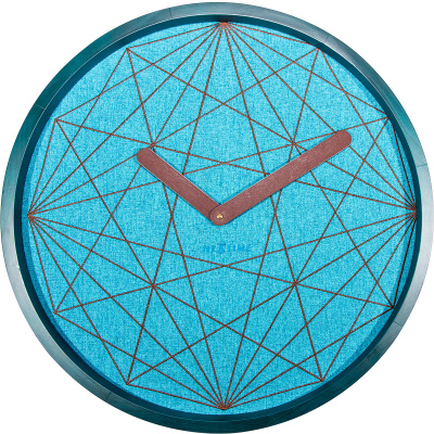 Zegar ścienny Calmest Nextime turkusowy 3199