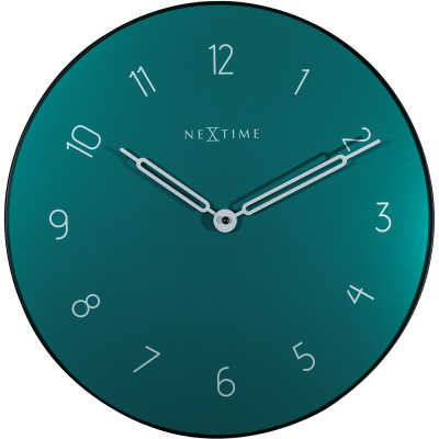 Zegar ścienny Carousel zielony Nextime 40 cm 8193 GN