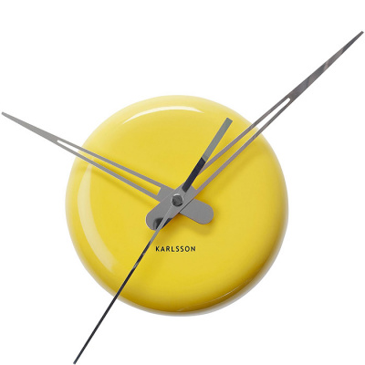 Zegar ścienny Ceramic Dot Karlsson żółty KA5452YEOFF