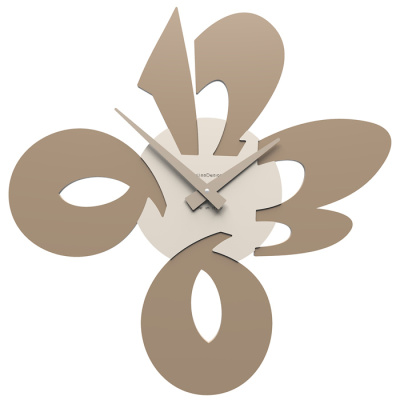 Zegar ścienny Ciccio CalleaDesign caffelatte 10-104-14