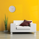 Zegar ścienny Classy Nextime 30 cm, biało-miedziany 8817 WC