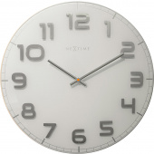 Zegar ścienny Classy Nextime 50 cm, biały 3105 WI