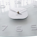 Zegar ścienny Classy Square Nextime 30 x 30 cm, transparentny 8816 TR