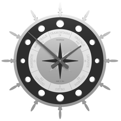 Zegar ścienny Compass CalleaDesign czarny 10-208-5