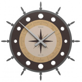 Zegar ścienny Compass CalleaDesign czekoladowy 10-208-69