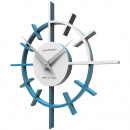 Zegar ścienny Crosshair CalleaDesign jasnoniebieski / biały 10-018-74
