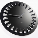 Zegar ścienny Cut Round ExitoDesign czarny HS-5002LB