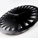 Zegar ścienny Cut Round ExitoDesign czarny HS-5002LB