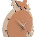 Zegar ścienny Dancing Butterflies CalleaDesign czarny 50-10-2-5