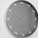 Zegar ścienny Diamond ExitoDesign silver HS-422SM