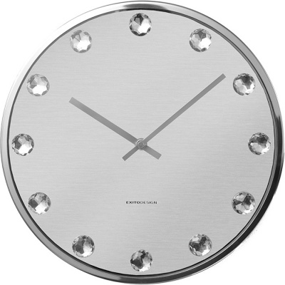 Zegar ścienny Diamond ExitoDesign silver HS-422SM