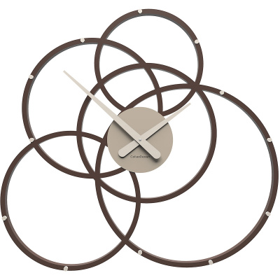 Zegar ścienny do ciastkarni Black hole CalleaDesign czekoladowy 10-215-69