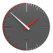 Zegar ścienny do pokoju młodzieżowego Exacto 36 cm CalleaDesign ciemnoszary 10-025-64